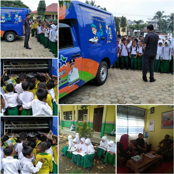 MIN 3 BUNGO TERIMA KUNJUNGAN DINAS PERPUSTAKAAN DAN KEARSIPAN DAERAH KABUPATEN BUNGO
