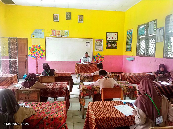 Semangat Siswa MIN 3 Bungo Jalani Hari Keempat Ujian Madarasah (UMKP)