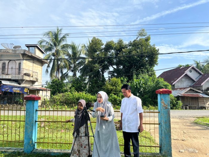 Persiapan Ramadan, Tim Media MIN 3 Bungo Dampingi Siswa Produksi Video Kultum