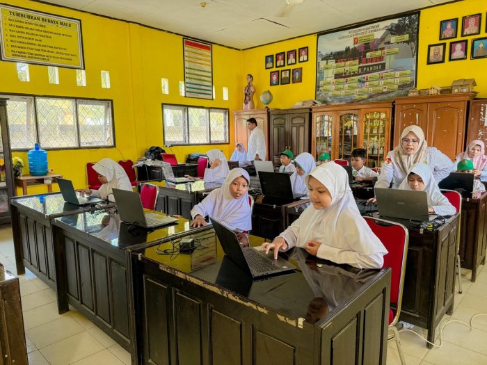 MIN 3 Bungo Gelar Simulasi ANBK untuk Siswa